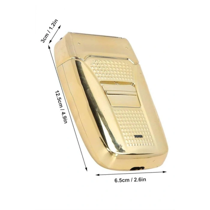 VipMarketim Sakal Kesme Tıraş Makinesi Paslanmaz Çelik Gold Şarjlı