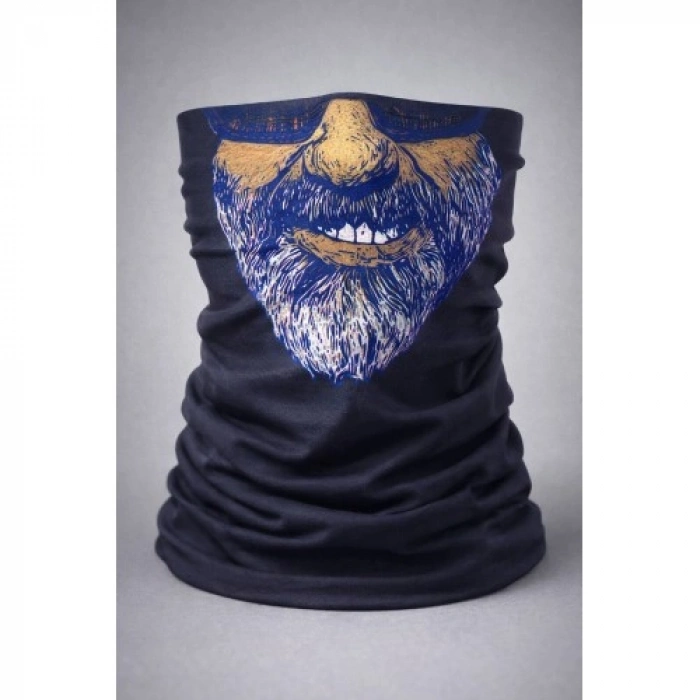 VipMarketim Sakallı Yüz Desenli Baf Buff – Çok Amaçlı Boyunluk & Maske 1 No