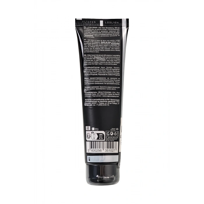 VipMarketim Orgie Lube Tube Strawberry – Çilek Aromalı Kayganlaştırıcı Jel Ml (Kod:100)