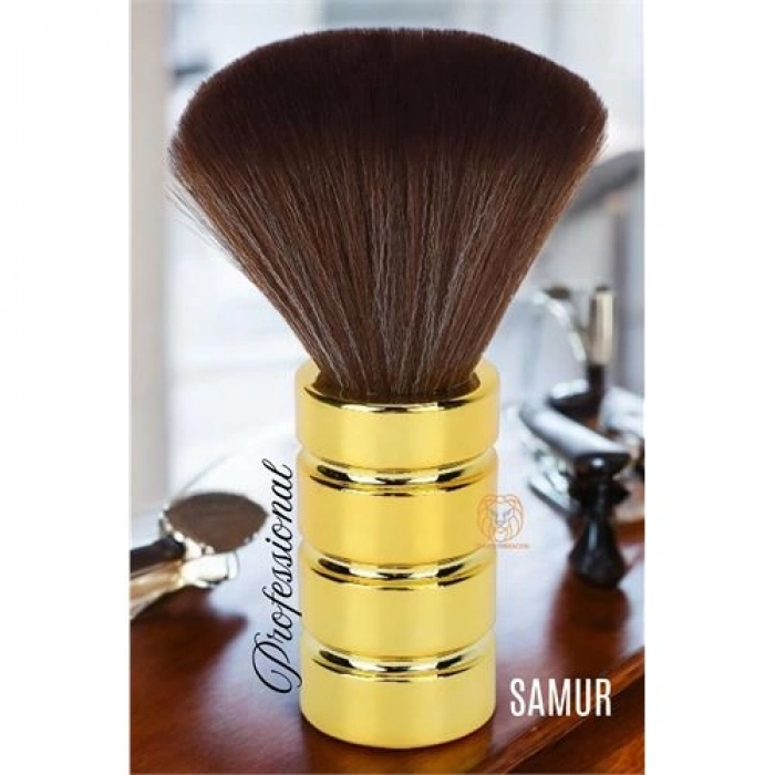 VipMarketim Samur Kıl Ense Fırçası Gold Effect Absolute Professional