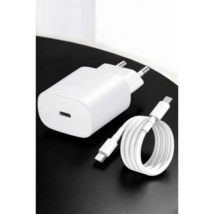 VipMarketim Şarj Aleti İOS 15/15 Pro Max Uyumlu Şarj Adaptörü ve Kablosu