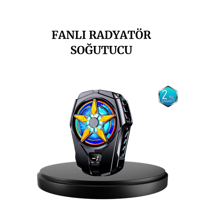 VipMarketim Şarj Edilebilir Telefon Soğutucu Fan – Taşınabilir Sessiz ve Güçlü Oyun Soğutucusu