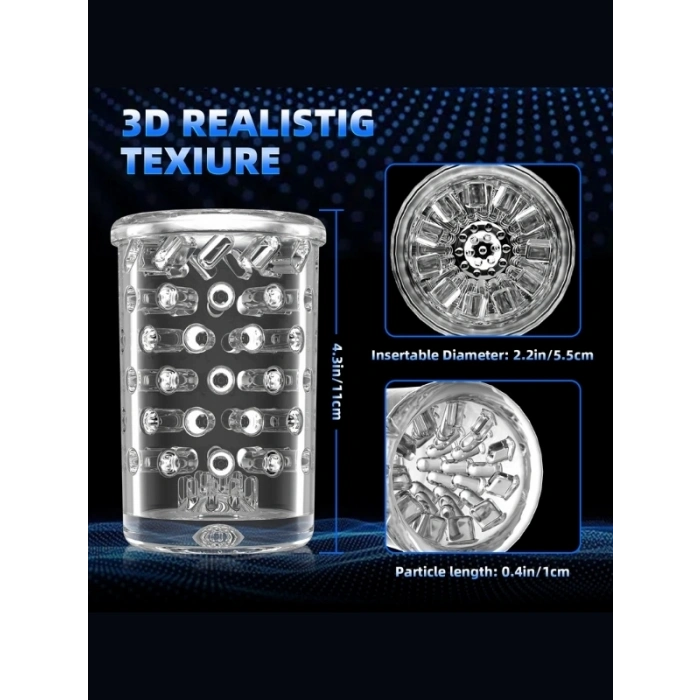 VipMarketim Şarjlı İleri Geri ve Dönmeli 15 Modlu Titreşimli Emişli Otomatik Vajina