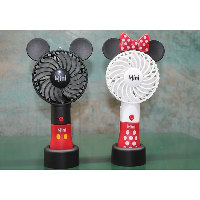 VipMarketim Şarjlı Masa Ve El Fanı Vantilatör 2 Kademeli Model 1