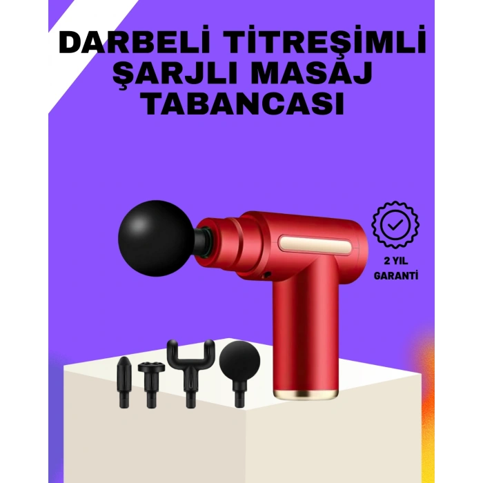 VipMarketim Şarjlı Masaj Tabancası Spor Sonrası Kas Rahatlatma İçin