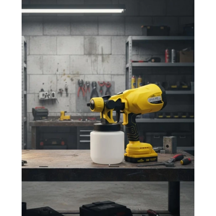 VipMarketim Şarjlı Püskürtme Tabancası Profesyonel Görünümlü Boyama Çözümü