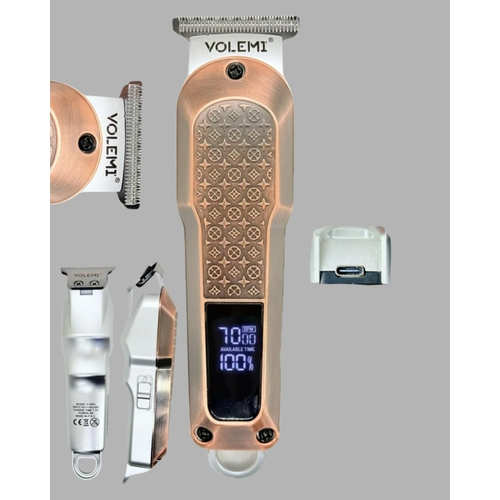 VipMarketim Şarjlı Saç Kesme Makinesi – 4 Kademeli Ayar LCD Ekran ve Hızlı Şarj Desteği