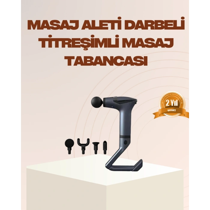 VipMarketim Şarjlı Taşınabilir 3in1 Titreşimli Masaj Aleti Esneme Bantlı