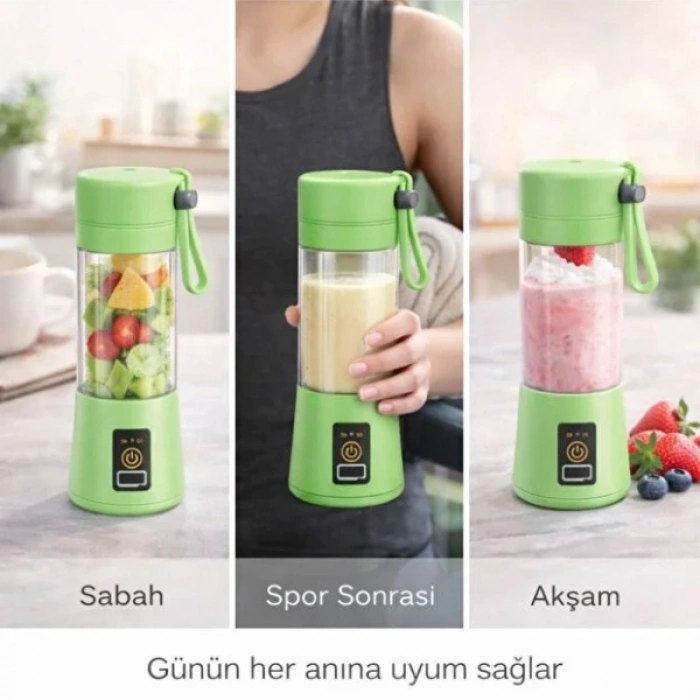 VipMarketim Şarjlı Taşınabilir Smoothie Blender