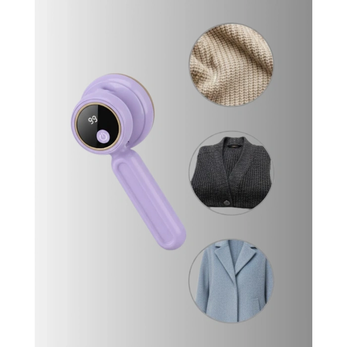 VipMarketim Şarjlı Tiftik Temizleme Makinesi Kablosuz Pratik Kullanım