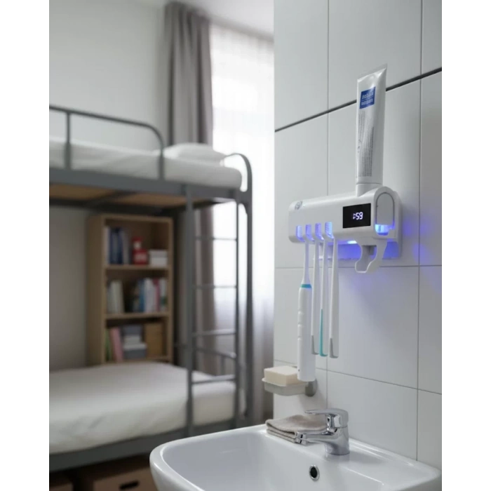 VipMarketim Şarjlı UV Diş Fırçası Sterilizasyon ve Saklama Ünitesi