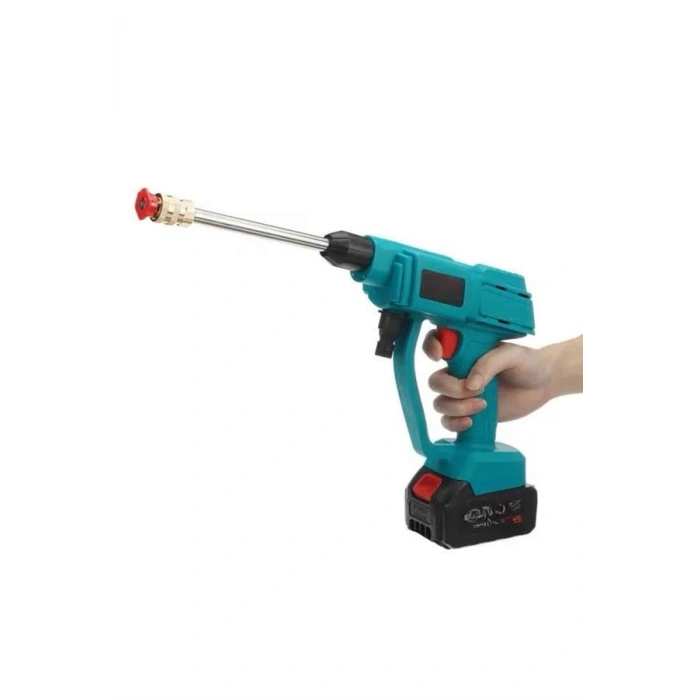 VipMarketim Şarjlı Ve Yüksek Basınçlı Oto Yıkama Makinesi Ve Sulama Tabancası Bahçe Yıkama Makinesi