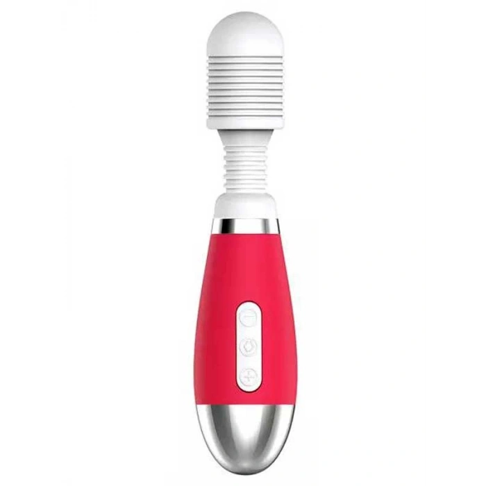 VipMarketim Şarjlı Wand Masaj Aleti Vibratör - Pembe