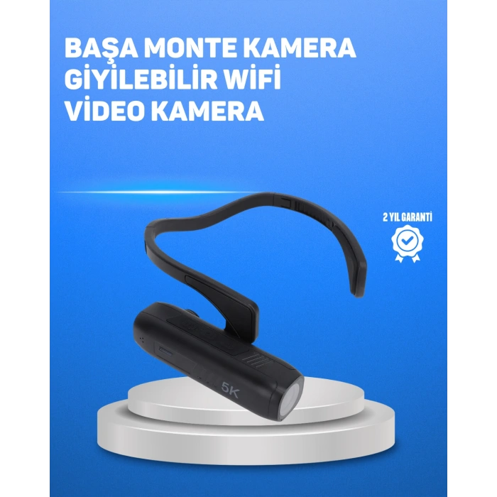 VipMarketim Sarsıntı Önleyici 5K Video Kayıt Kamerası