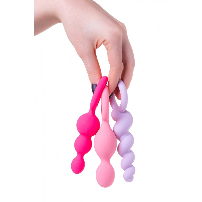 VipMarketim Satisfyer Booty Call (set Of 3) Anal Plug Seti, Silikon, Çeşitli, 13,5 Cm