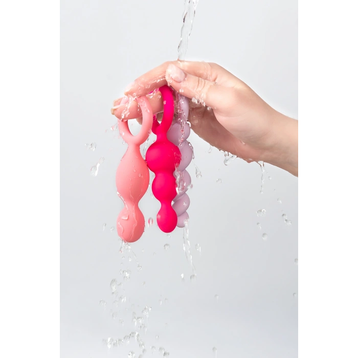 VipMarketim Satisfyer Booty Call (set Of 3) Anal Plug Seti, Silikon, Çeşitli, 13,5 Cm