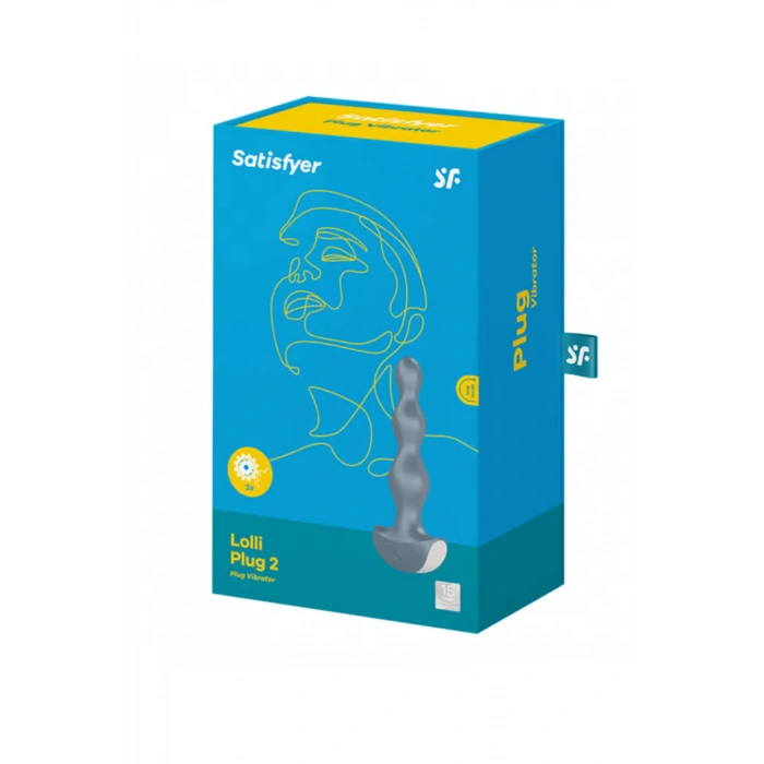 VipMarketim Satisfyer Lolli-Plug 2 green Anal Vibro Plug, yeşil