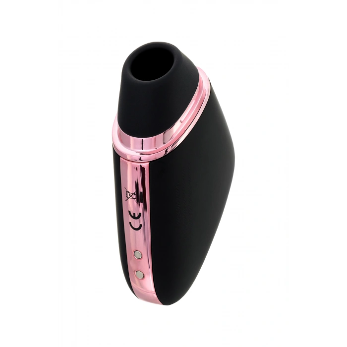 VipMarketim Satisfyer Love Triangle Vakum Dalgası Klitoral Stimülatör, Silikon, Siyah, 8,8 cm