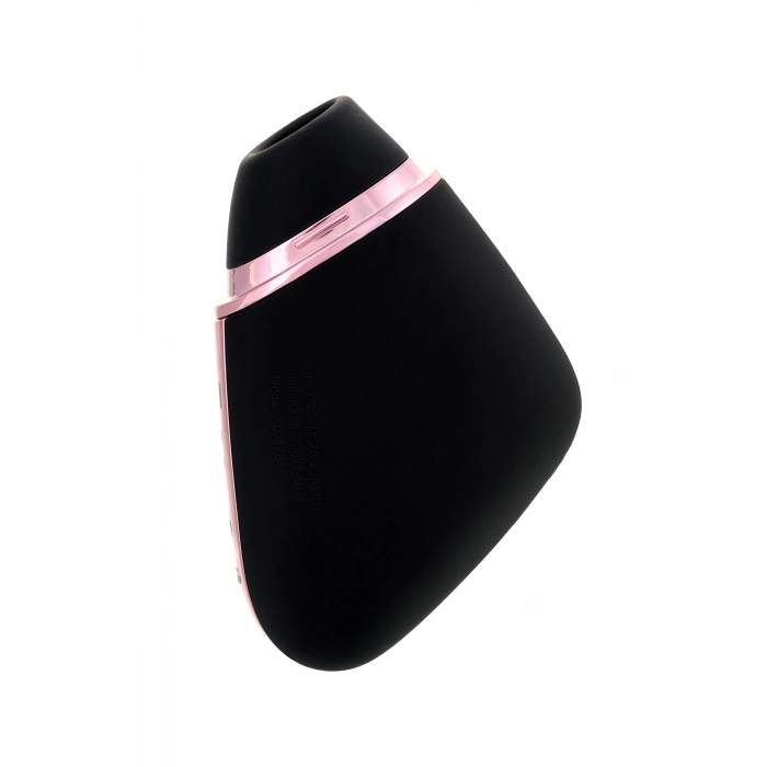 VipMarketim Satisfyer Love Triangle Vakum Dalgası Klitoral Stimülatör, Silikon, Siyah, 8,8 Cm