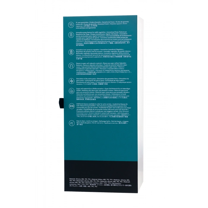 VipMarketim Satisfyer Men One Masturbator gerçekçi Olmayan Tatmin Edici Erkekler, silikon, siyah, 25,5 cm