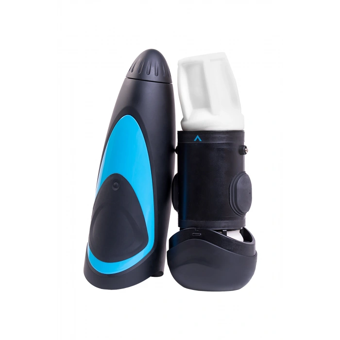 VipMarketim Satisfyer Men One Masturbator gerçekçi Olmayan Tatmin Edici Erkekler, silikon, siyah, 25,5 cm