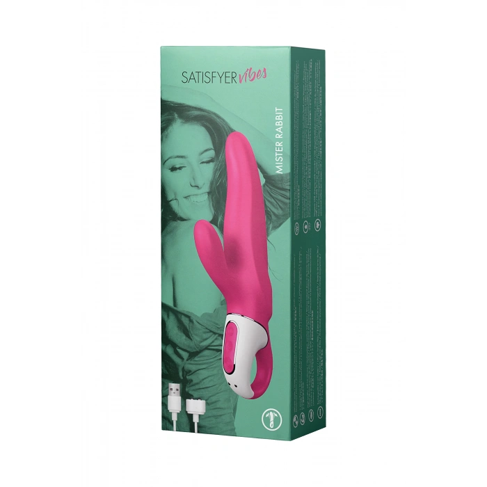 VipMarketim Satisfyer Mr.rabbit Vibratör, Silikon, Kırmızı, 22,1 Cm
