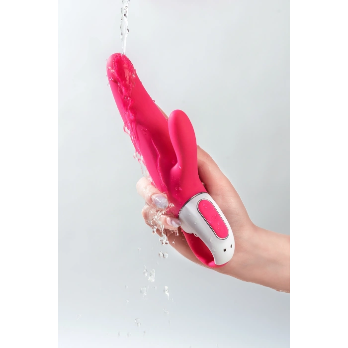 VipMarketim Satisfyer Mr.rabbit Vibratör, Silikon, Kırmızı, 22,1 Cm