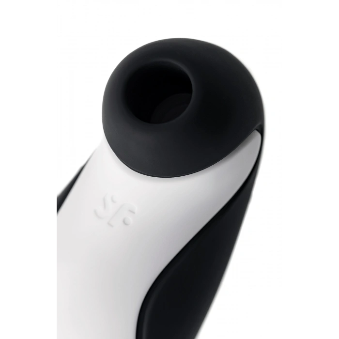 VipMarketim Satisfyer Orca Vakum dalgası temassız klitoral uyarıcı, silikon, siyah, 11,5 cm