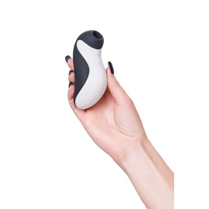 VipMarketim Satisfyer Orca Vakum Dalgası Temassız Klitoral Uyarıcı, Silikon, Siyah, 11,5 Cm