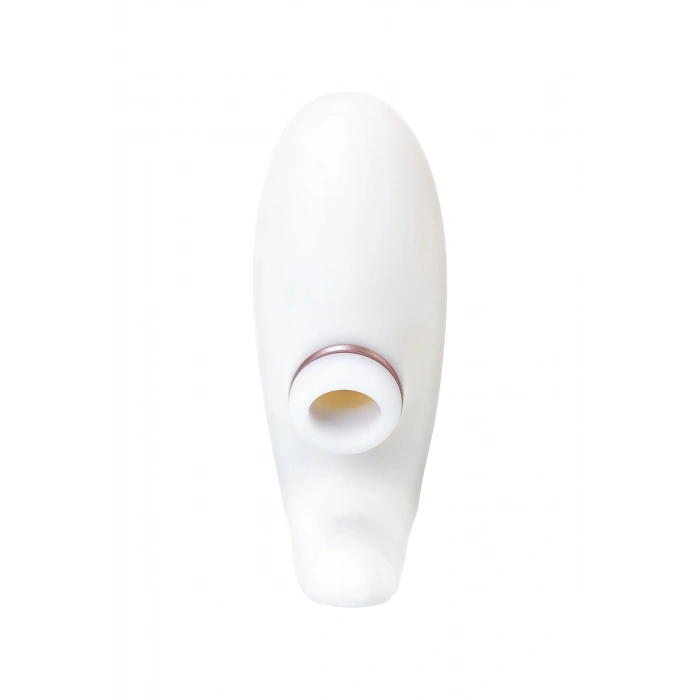VipMarketim Satisfyer Pro 4 Couples Çiftler İçin Vakum Dalgalı Vibratör, Silikon, Beyaz, 19,5 Cm