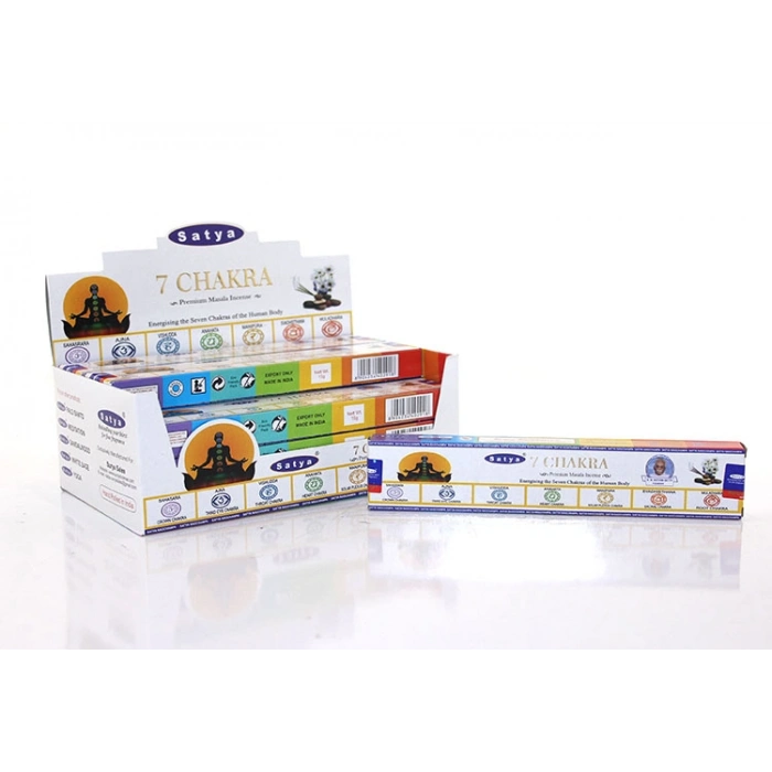 VipMarketim Satya 7 Chakra Tütsü