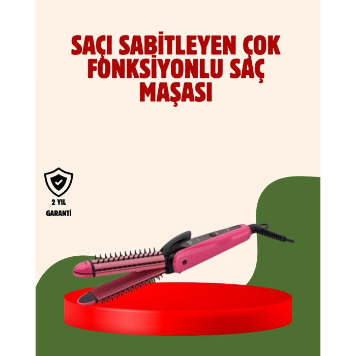 VipMarketim Seramik Kaplama Saç Şekillendirici | Dalga ve Düzleştirme