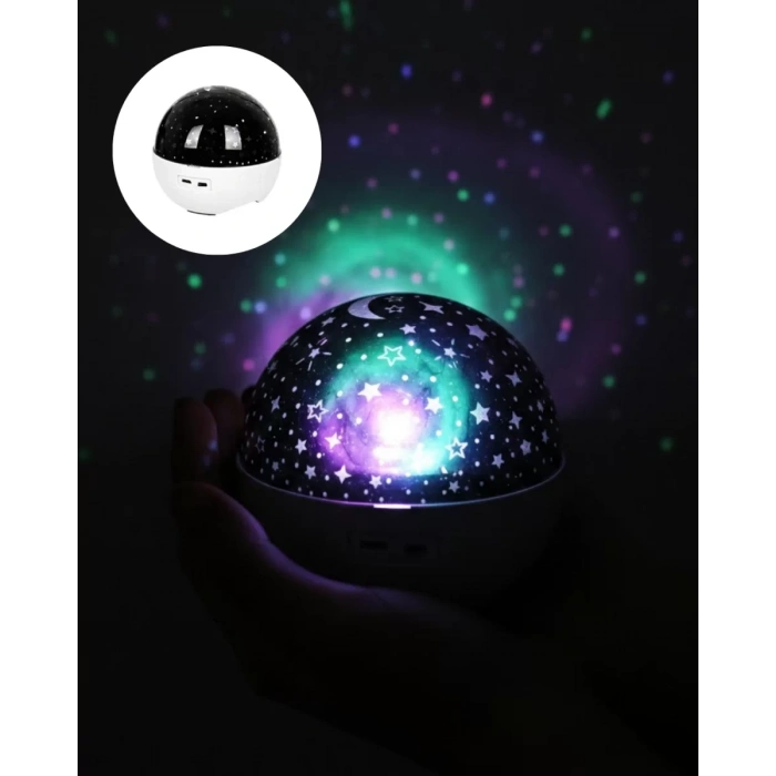 VipMarketim Sesle Tepki Veren Yıldız Projektör Oda Lambası