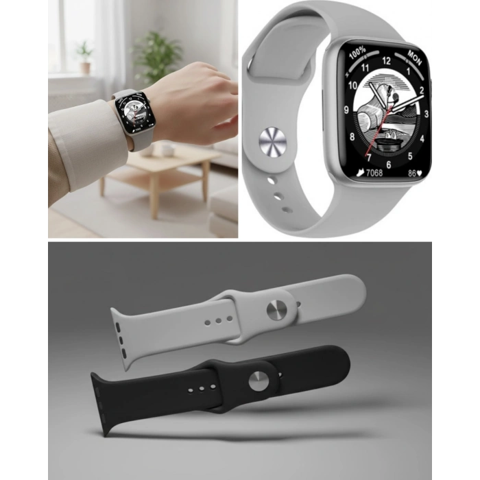 VipMarketim Sesli Görüşme Özellikli Akıllı Saat Sağlık ve Aktivite Takibi