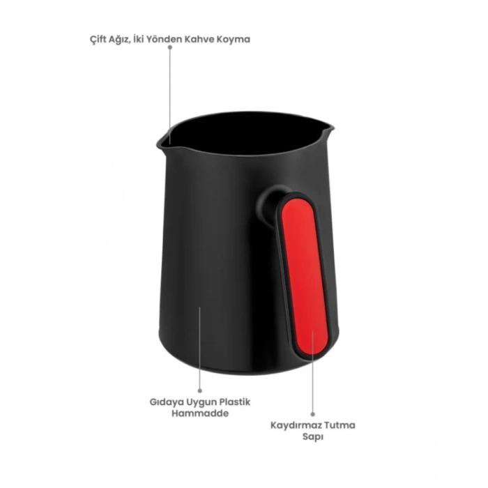 VipMarketim Sesli Uyarılı Türk Kahvesi Makinesi Otomatik Kapanma ve Damlama Emniyetli