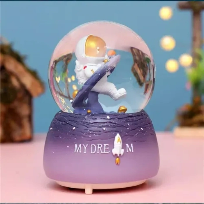 VipMarketim Sevimli Astronot Kar Küresi