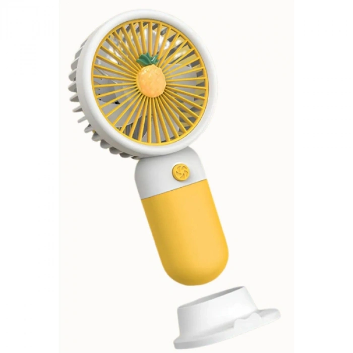 VipMarketim Sevimli Tasarımlı Telefon Tutuculu El Fanı