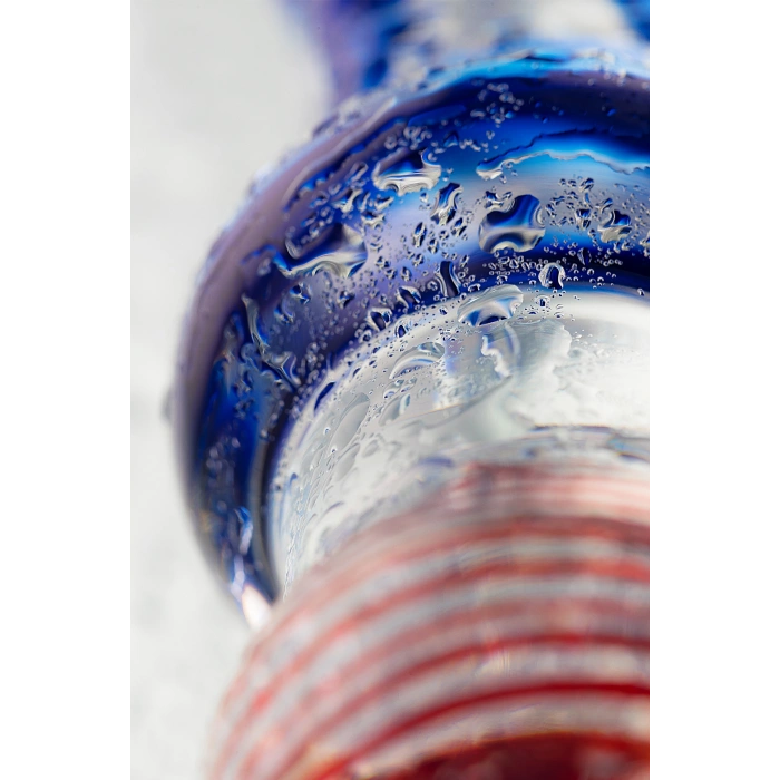 VipMarketim Sexus Glass Çift Taraflı Cam Dildo, Şeffaf, 20 cm