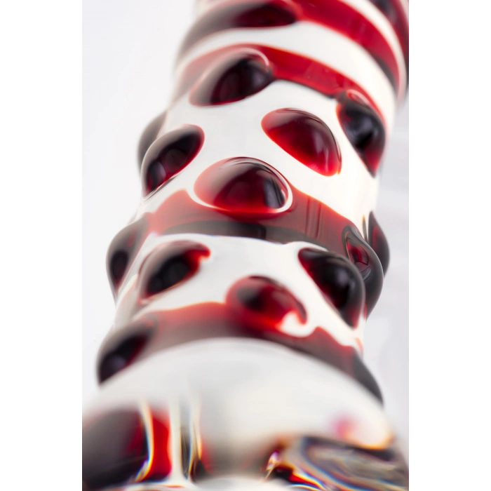 VipMarketim Sexus Glass Çift Taraflı Cam Dildo , Şeffaf, 21 cm