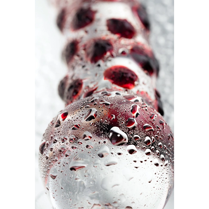 VipMarketim Sexus Glass Çift Taraflı Cam Dildo , Şeffaf, 21 Cm