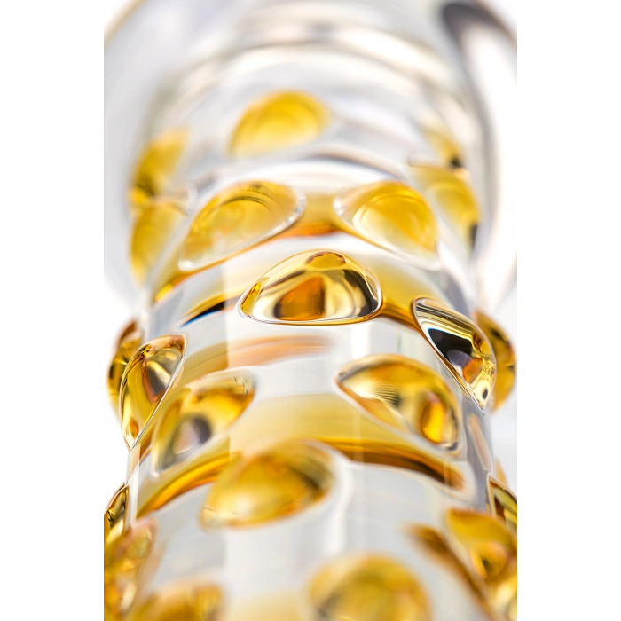 VipMarketim Sexus Glass Çift Taraflı Cam Dildo, Şeffaf, 25 Cm