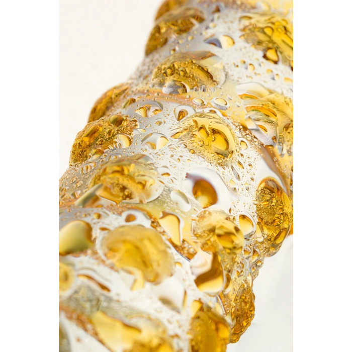 VipMarketim Sexus Glass Çift Taraflı Cam Dildo, Şeffaf, 25 Cm