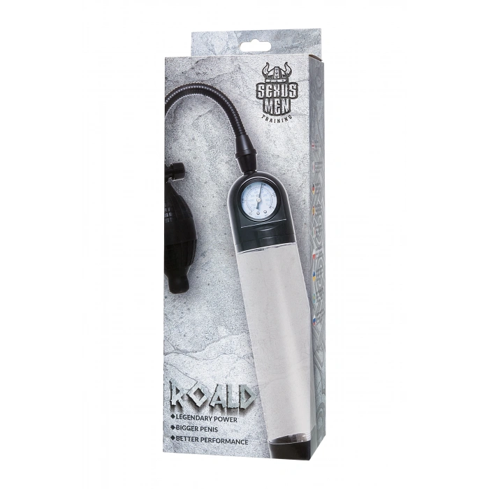 VipMarketim Sexus Men Training Roald Mekanik Pompa, Abs Plastik, Siyah, 61 Cm