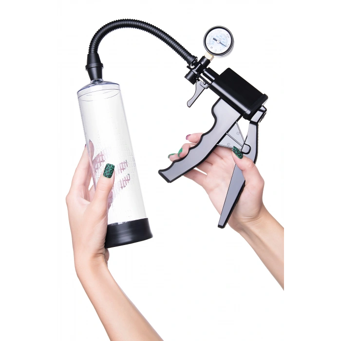 VipMarketim Sexus Men Training Viggo Mekanik Penis Pompası, Abs Plastik, Siyah, 62 Cm