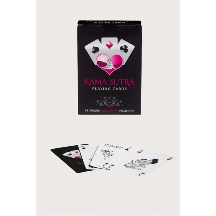 VipMarketim  Sexy Görselli Oyun Kartı Kama Sutra Kırmızı Kırbaç Set