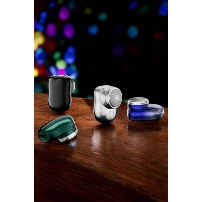 VipMarketim Seyahat Tipi Tıraş Makinesi Taşınabilir Kablosuz Mini Paslanmaz Çelik