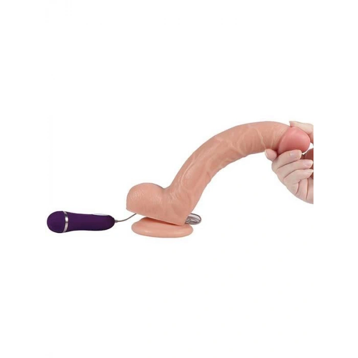 VipMarketim Shequ Optimus Titreşimli Realistik Dildo 28 cm