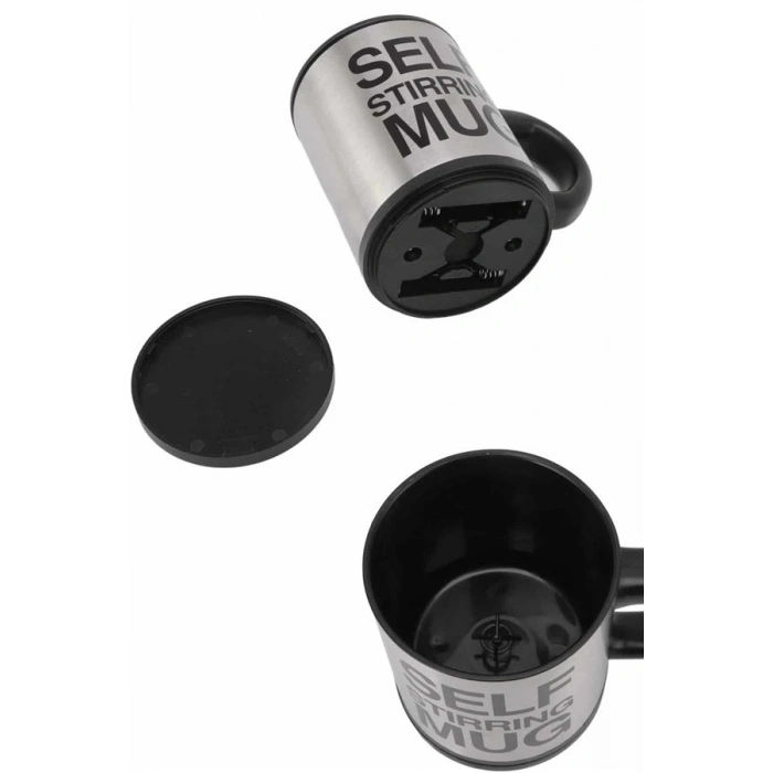 VipMarketim Sıcak Tutan Termos Bardak Kendi Kendini Karıştıran Mikser Kupa