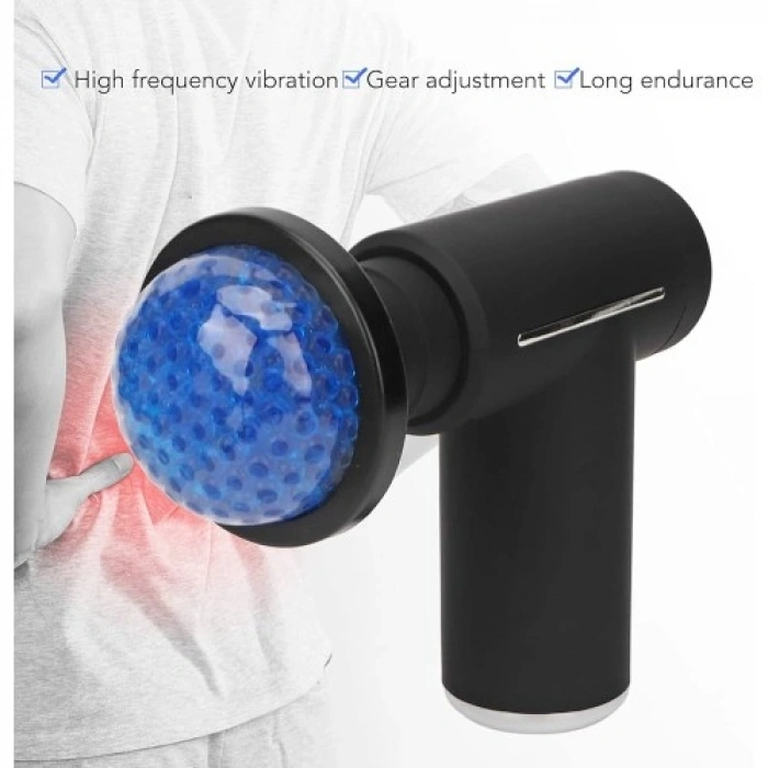 VipMarketim Sıcak Ve Soğuk Terapili Masaj Tabancası - Şarjlı Isıtmalı Masaj Cihazı - Sporcu Masaj Aleti