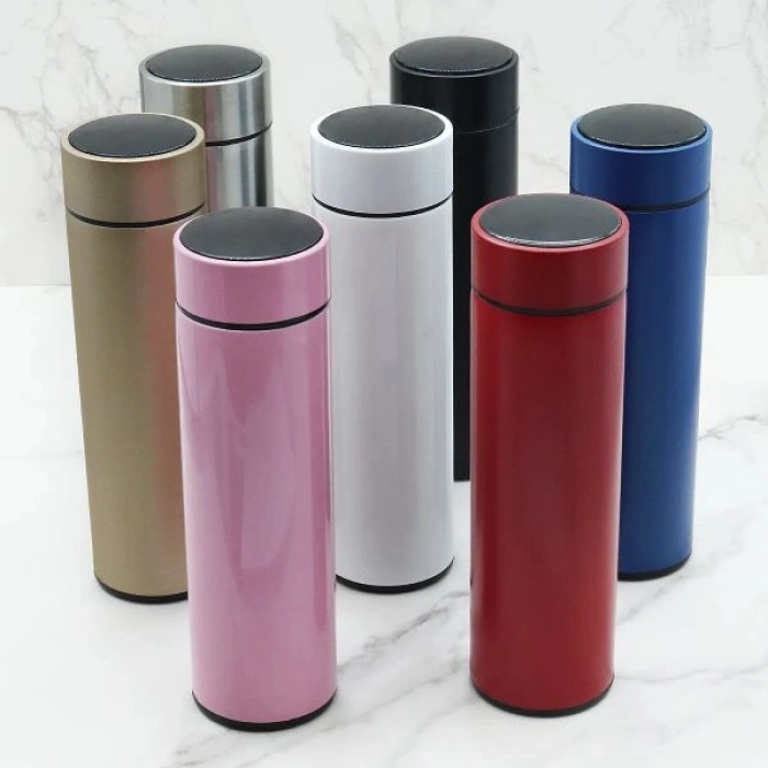 VipMarketim Sıcaklık Göstergeli Dijital Termos 500 ml